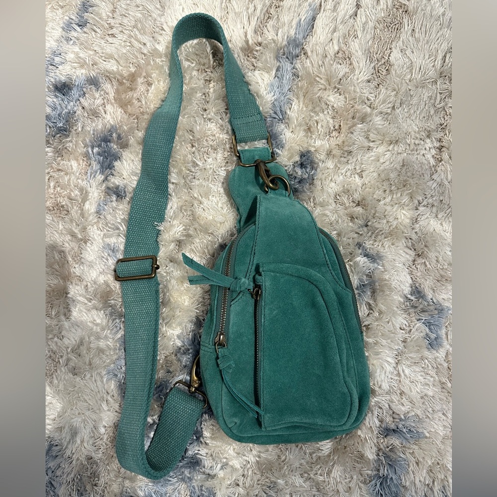 Free people Suede Crossbody Bag